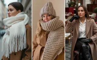 Transforman cualquier look: las tendencias en accesorios para el invierno 2026 Bufandas, gorros y guantes: accesorios de invierno que transforman un look básico.
