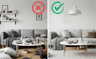 Deco en espacios chicos: estos son los errores que no debés cometer El error más común al decorar espacios chicos (y cómo evitarlo)