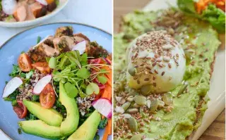 Plato con palta