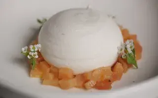 Postre con membrillo