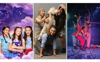 Tres escenas de obras de teatro para infancias