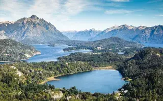 Vista de Bariloche desde el Cerro Campanario