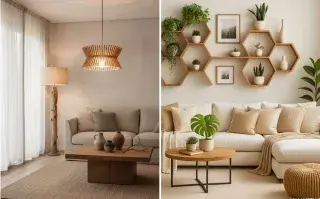 Así se transforma un living con ideas simples y de bajo presupuesto Decorar el living con poco presupuesto e ideas simples