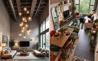 Cómo dividir el living y el comedor en un monoambiente sin hacer obras Foto de living.