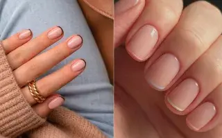 Micro french con colores: las ideas más lindas para llevar la tendencia de uñas que suma un toque divertido este invierno Micro french