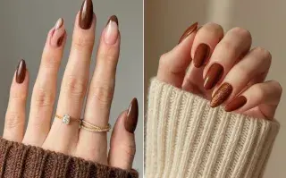 Mocha Mousse nails: la manicura elegante y versátil que conquista el invierno 2026