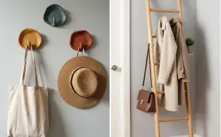 Percheros para ambientar la entrada de tu casa: las opciones más originales sin gastar de más Percheros ideas deco simples