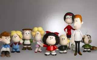Así será Mafalda Inmersiva, la muestra que llega en octubre a Recoleta Mafalda con amigos y familia muestra inmersiva