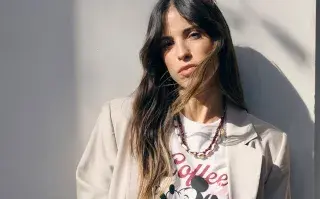 Cande Molfese y su foto retrato