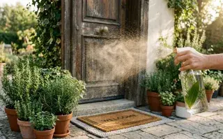Rociar agua con romero y laurel en la entrada de casa: para qué sirve y cómo preparar este ritual rociar la puerta de entrada con laurel y romero