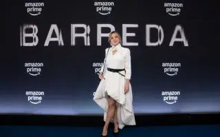 Carla Peterson en al red carpet de Barreda