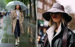 Dos looks de lluvia que son tendencia