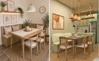Comedores tipo box: 5 ideas para sumar un rincón funcional y con estilo en espacios reducidos Ideas deco comedor tipo box