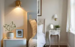 Mesas de luz diferentes