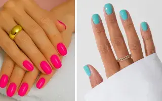 Dos opciones de uñas de verano