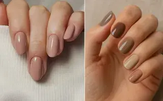 Elegantes, clásicas y muy fáciles de mantener: así son las uñas chai latte