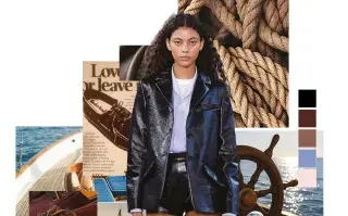 Un collage de la nueva tendencia de boat shoe