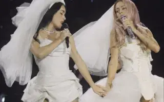 Lali y Tini en vivo por primera vez juntas