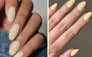 Dos opciones de amarillo pastel