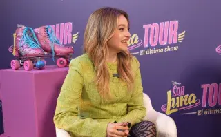 Karol sevilla en el Junket de Soy Luna
