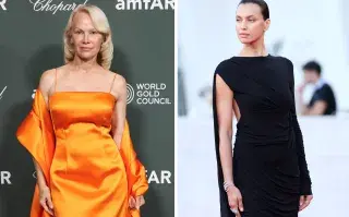 Pamela Anderson e Irina Shayk en Venecia