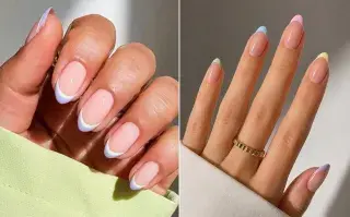 Uñas rainbow de distintos colores perfectas para hacerte en septiembre