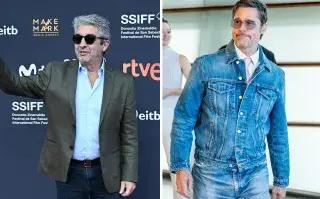 Ricardo Darin y Brad Pitt, los protagonistas de la red carpet