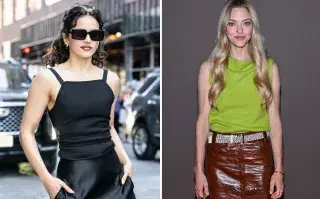 Rosalía y Amanda Seyfried en la semana de la moda