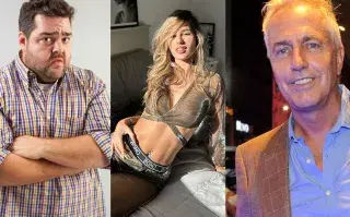Dario Barassi, julieta Poggio y Alejandro Marley