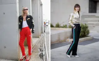 Dos opciones de looks sporty glam