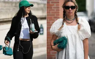 Verde: el color tendencia que se suma a los looks de primavera-verano Looks con detalles en verdes