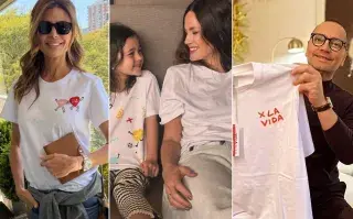 Algunos de los famosos sumandose a la campaña X LA VIDA