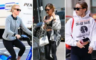 Naomi Watts, Alessandra Ambrossio y gigi Hadid con looks deportivos