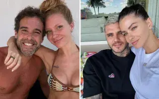 Nicolás Cabré, Rocío su pareja, Mauro Icardi y la China Suárez