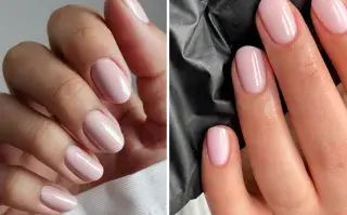 Uñas soft pink nails