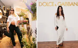 Stephanie Demner y Zaira Nara en los eventos de la semana