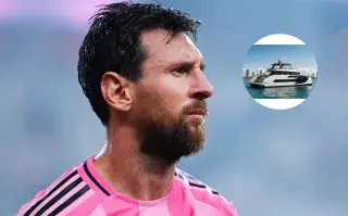Lionel Messi y su yate