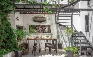 balcon y patio deco con detalles