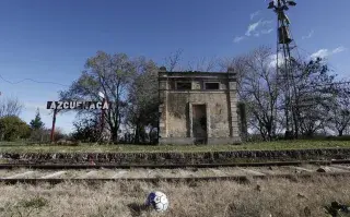 Por la antigua estación, el último tren de pasajeros pasó en 1978