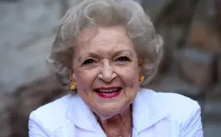 La actriz Betty White en Los Ángeles, California