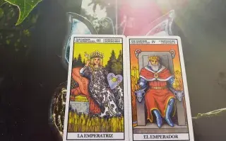 La Emperatriz y El Emperador, en el tarot
