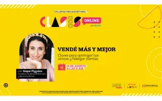 Gapsi Pizzoleo es Licenciada en Administración de Empresas y creadora de la marca de zapatos: Aurora Alfonso y el próximo jueves 19 de agosto a las 11 am nos va a dar tips, consejos y mucha info para que puedas optimizar tus ventas y fidelizar clientes.