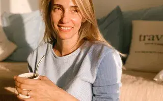 Reinventarse. Un problema de salud le cambió la vida: pasó de estar a las corridas a elegir el camino del coaching .