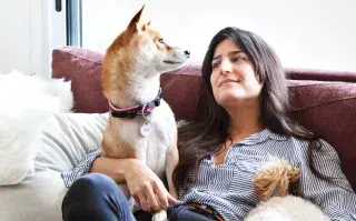 Florencia Gastelu en su casa.