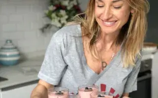 Romina Polnoroff muestra recetas con leche materna