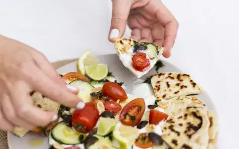 Pan naan o pan indio