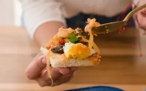 Shakshuka con berenjenas Shakshuka con berenjenas