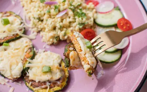  Zapallitos rellenos con zanahorias y queso