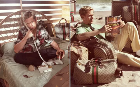 Ryan Gosling protagoniza la nueva campaña de Gucci Savoy