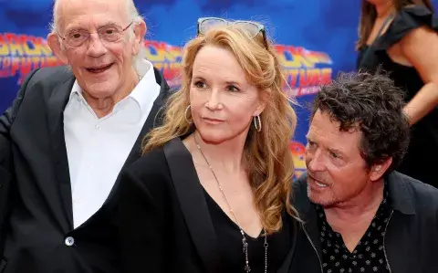 Momento fan ❤️ El reencuentro de Michael J. Fox, Christopher Lloyd y Lea Thompson